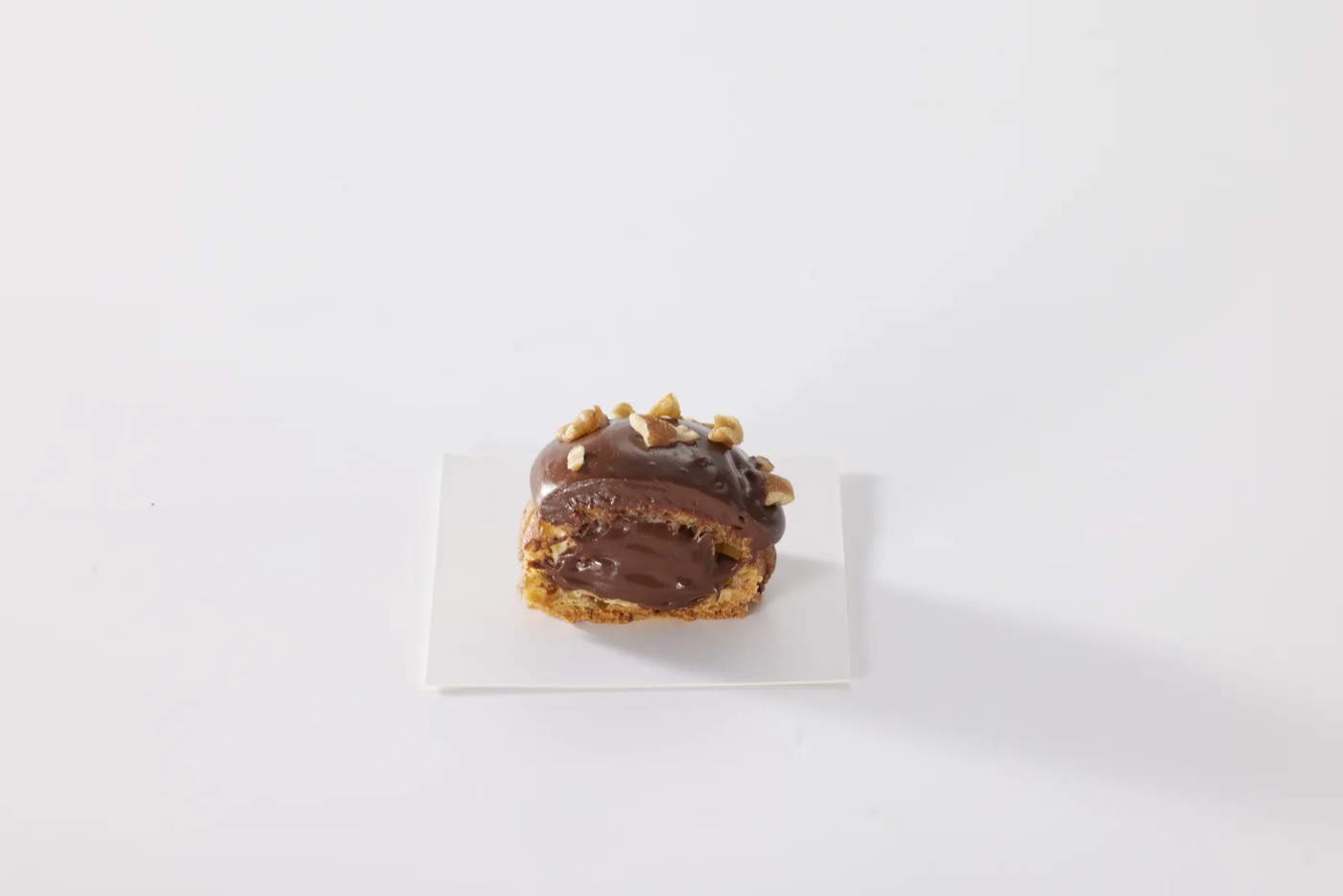 Pastry with chocolate ganache filling